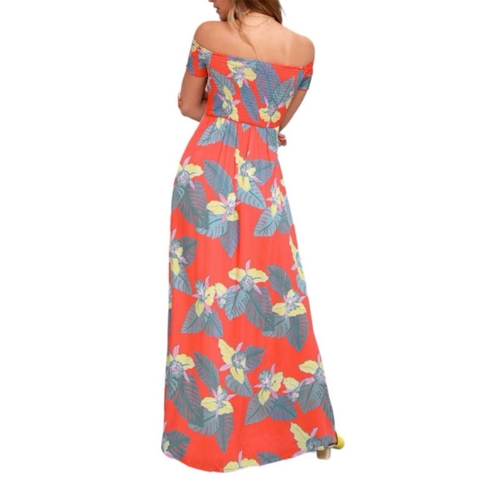 Lulu’s tropical print floral maxi dress - Picture 3 of 11